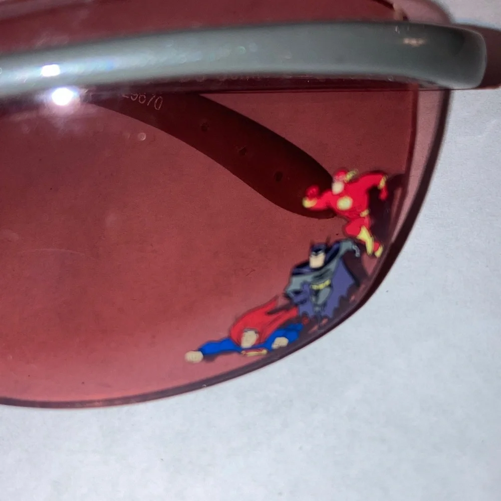 DC Comics Pink and Gray Sunglasses kids justice league unique